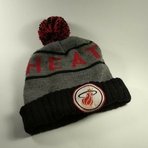 NBA Miami Heat Team Cuffed Knit Pom Toboggan